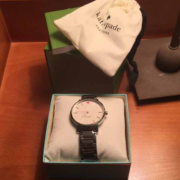 Kate Spade Silver Watch Worn Once Needs Battery - Picture 4 of 9